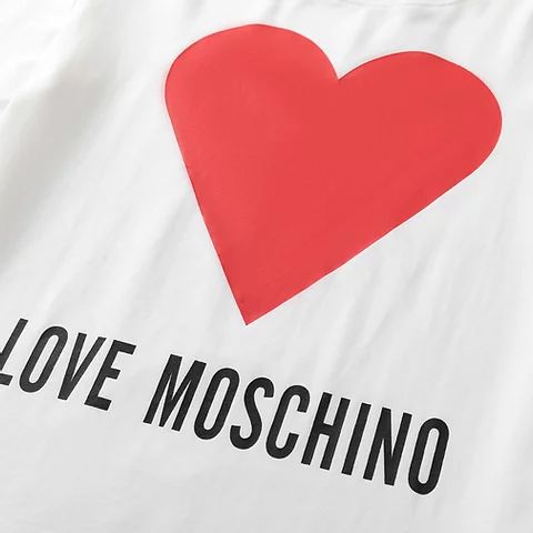 SS-20 LOVE MOSCHINO logo-printed T-shirt | ES Shop