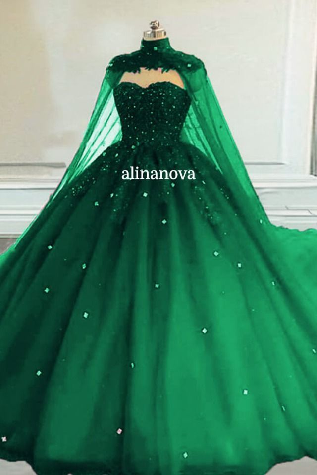 Emerald Green Quinceanera Dresses Green Princess Tulle Quinceanera Dress, Princess Green Ball Gown For Quinceanera, Princess Style Green Ball Gown For Quinceanera, Green Princess Style Dress For Debutante Ball, Green Tulle Ball Gown For Sweet 16, Fitted Floor-length Princess Dress For Quinceanera, Fitted Floor-length Quinceanera Dress For Sweet 16, Princess Style Green Ball Gown For Sweet 16, Princess Style Green Ball Gown With Fitted Bodice