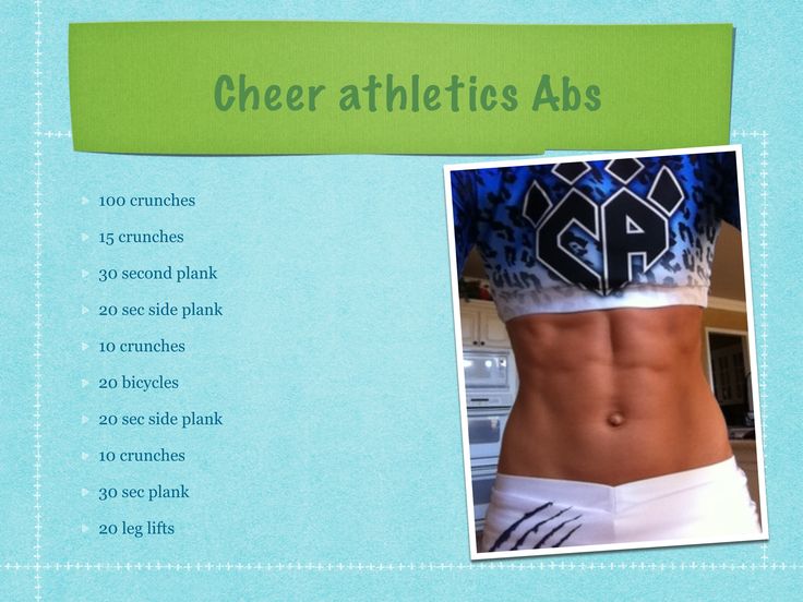 a woman's stomach with the words cheer athletics abss written below her chest