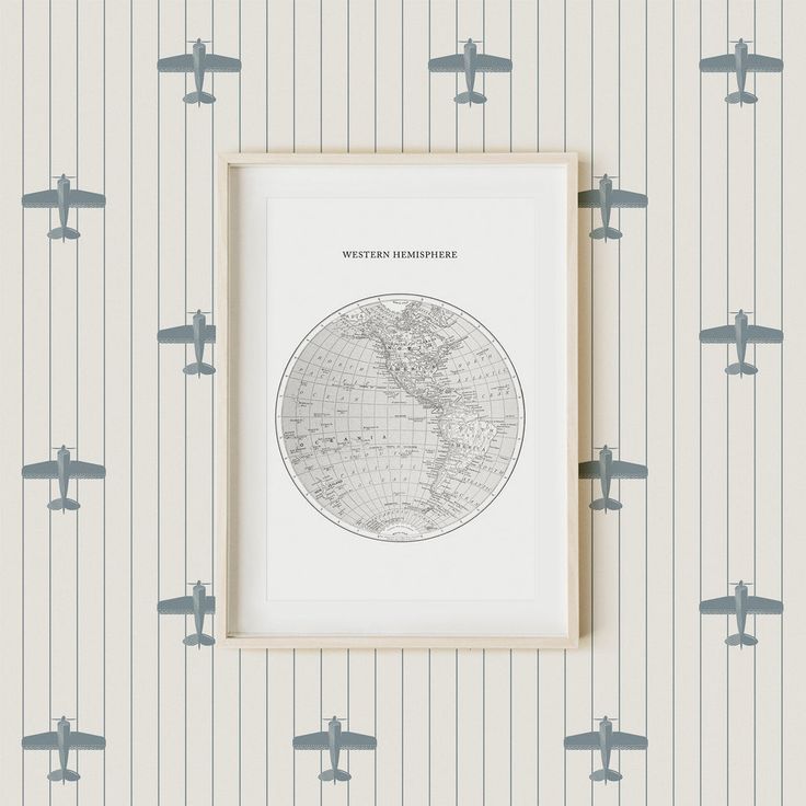 an airplane wallpaper with a map on it