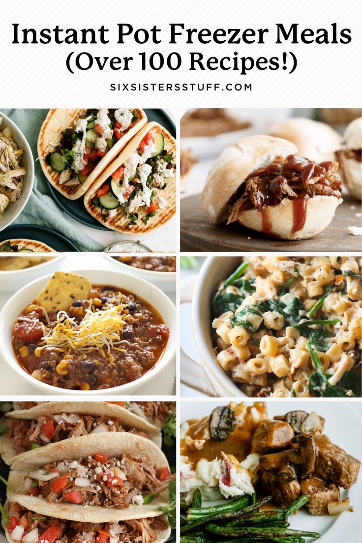 instant pot freeze meals over 10 recipes