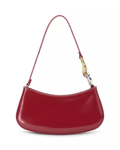 STAUD Ollie Leather Shoulder Bag | Bloomingdale's Classic Staud Leather Shoulder Bag, Staud Leather Shoulder Bag For Shopping, Staud Elegant Leather Shoulder Bag, Staud Shoulder Bag With Leather Handles, Staud Leather Bags With Round Handle, Leather Shoulder Bag, Bags Handbags, In Store, Pick Up