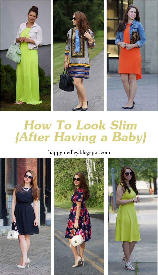 How To: Look Slim After Having a Baby//Happy Medley Postpartum Outfits Dressy, Post Partum Dress, Mum Tum Outfit, Dress To Hide Pregnancy, Postpartum Fashion Summer, Post Baby Outfits For Mom, Post Pregnancy Outfits, Tummy Outfits, Postpartum Outfits Summer