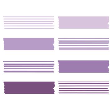 purple and white striped lines are arranged in the shape of rectangles on a white background