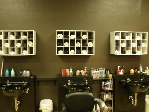 the salon is clean and ready for customers to use