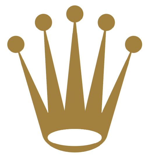 a brown crown with three balls on it's head and four smaller ones in the middle