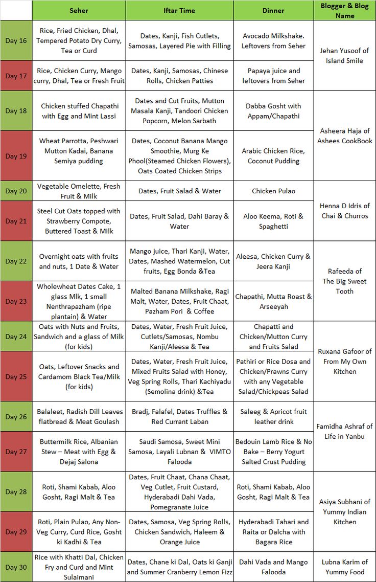 an image of a timetable for the upcoming year's events, with dates and times