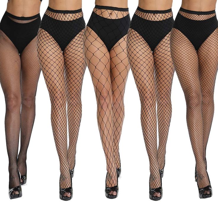 PRICES MAY VARY. Fishnet Tights Set Include: Five Pairs of High Waist Fishnet Tights with Four Types - There are five types of fishnet stockings for you to use base on your preferences and the kind of outfit you put on. Trendy Sexy Fishnet Style: The fishnet stockings giving your legs a skinny and unique appearance. Dressing the fishnet tights coupled with your favorite skirts or shorts, these are a perfect fit and will let you show off your fashion sense in a creative manners. Extremely Comfort Easy Girl Halloween Costumes, Stocking Outfit, Black Fishnet Tights, Black Fishnets, Fishnet Tights, Fishnet Stockings, Thigh High Stockings, Halloween Costumes For Girls, Womens Tights