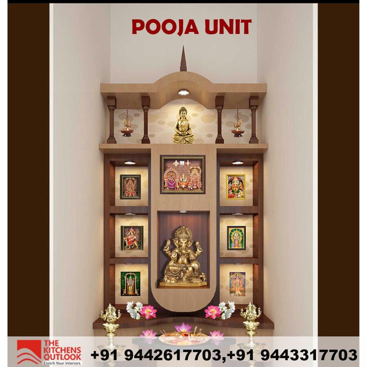 Small Tample Degin, Small Pooja Unit On Wall, South Indian Pooja Room Design, Mandir Ideas For Small Space, God Mandir, Small Pooja Unit, Pooja Cupboard, Pooja Room Ideas Indian, Pooja Room Door