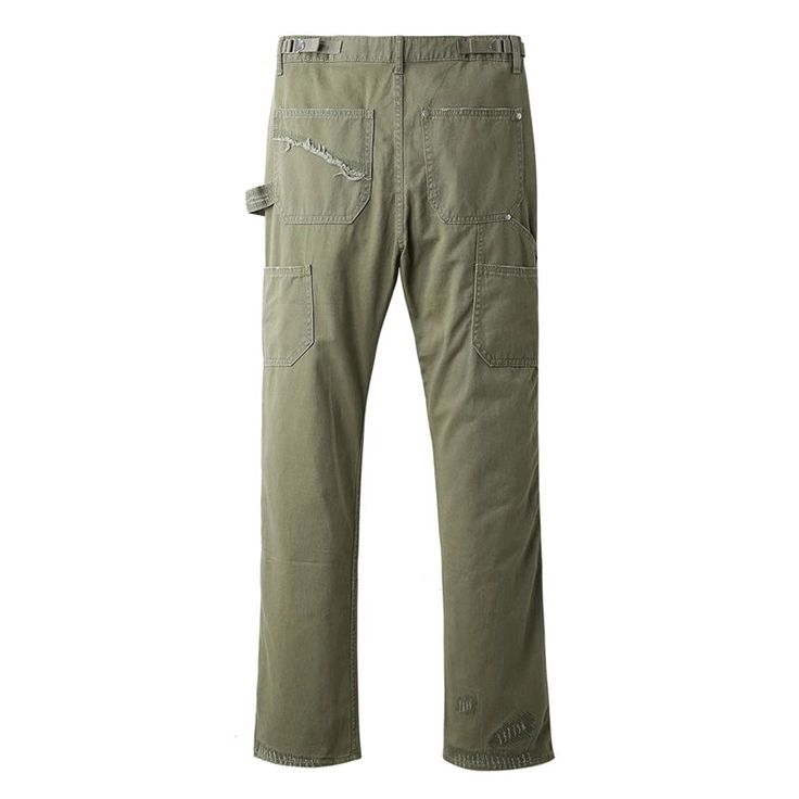 Wiaofellas High Street Solid Color Distressed Pockets Men's Cargo Pants Retro Frayed Straight Jeans Oversized Casual Denim Trousers window.adminAccountId=240083236; Green Pants Men, Korean Jeans, Casual Cotton Top, Men's Cargo Pants, Bodybuilding T Shirts, Men Boxers, Oversized Jeans, Mens Fashion Jeans, Oversize Casual