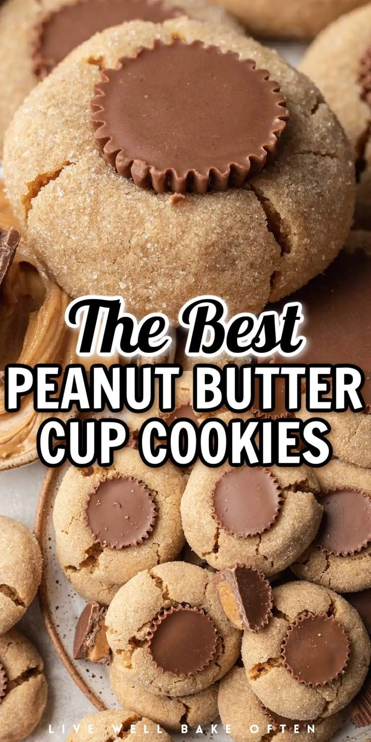 the best peanut butter cup cookies