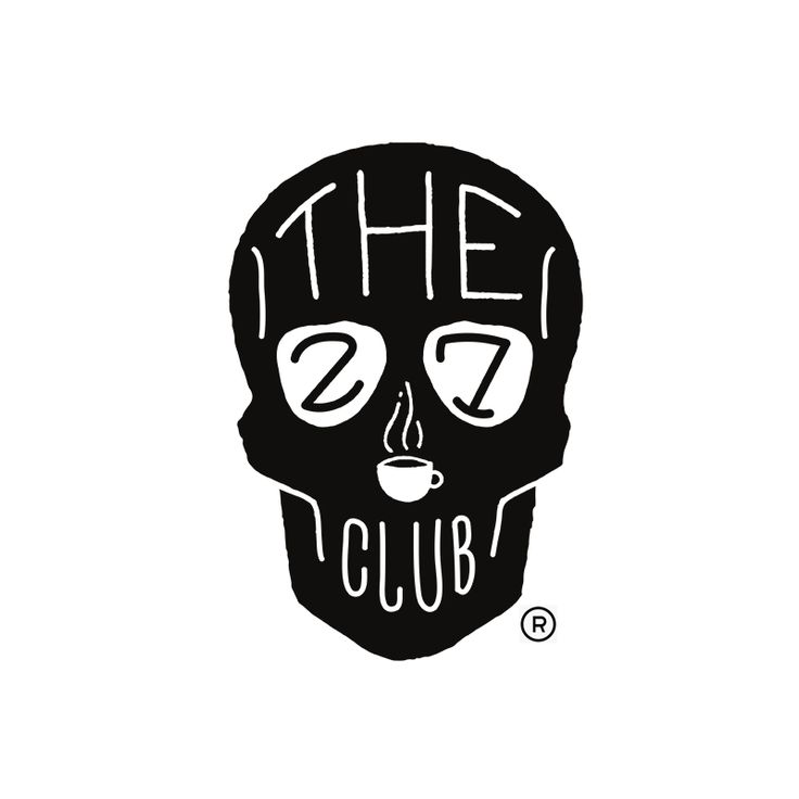 27clubcoffee 27club machinegunkelly 27 Club Coffee, The 27 Club, Skateboard Ideas, 27 Club, Happy 27th Birthday, Coffee Lounge, Lounge Kitchen, Trademark Logo, 27th Birthday