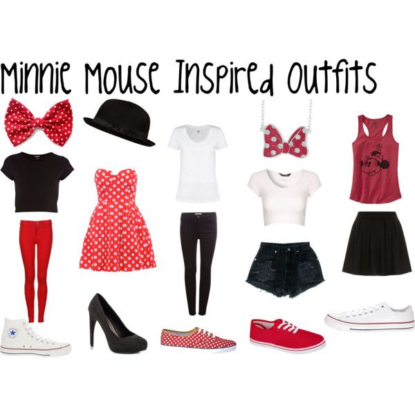 "minnie mouse inspired outfits" by ashley2017 on Polyvore Costumes For Teenage Girl, Disney Themed Outfits, Disney Inspired Fashion, Disneyland Outfits, Character Inspired Outfits, Disney Bound Outfits, Disney Inspired Outfits, Stil Boho, Casual Cosplay