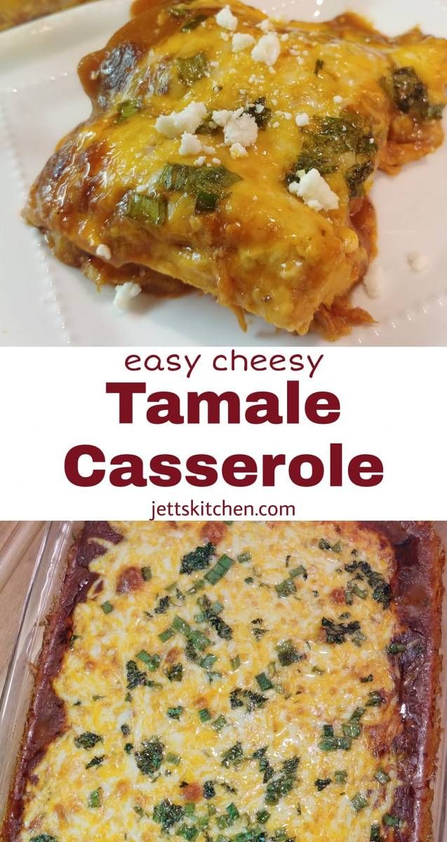 an easy cheesy tamale casserole recipe with cheese and spinach