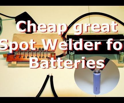 the words cheap great spot welder for batteries are displayed above an assortment of electronic devices