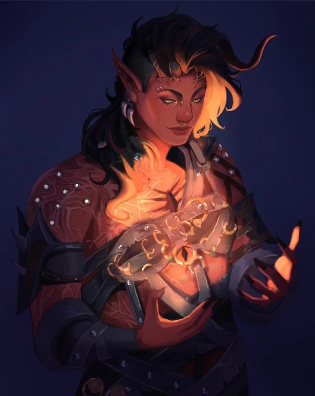 Tiefling Paladin, Aphmau Fan Art, Critical Role Fan Art, Baldur's Gate, Medieval Fantasy, Sci Fi Fantasy, Dnd Characters, Dungeons And Dragons, Art Style