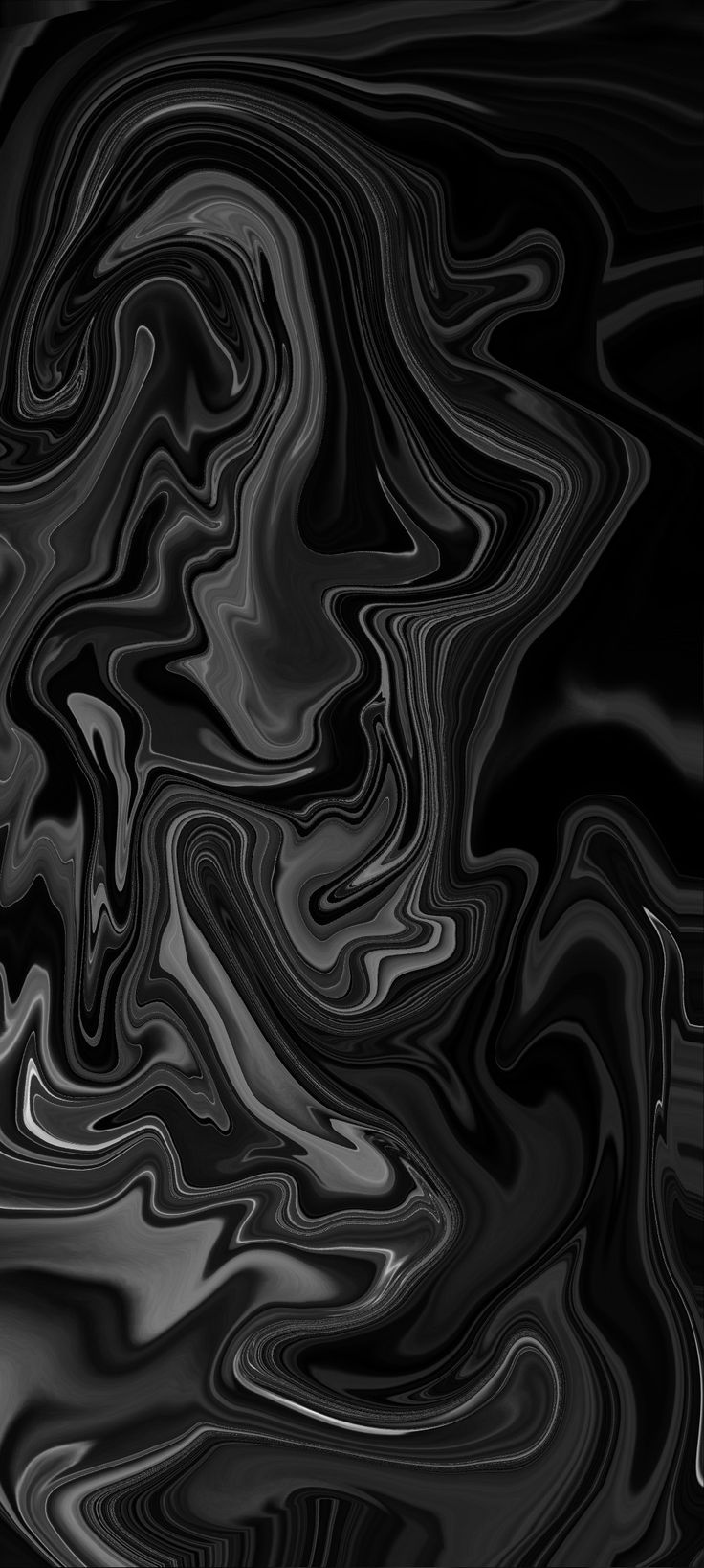 an abstract black and white background with wavy lines