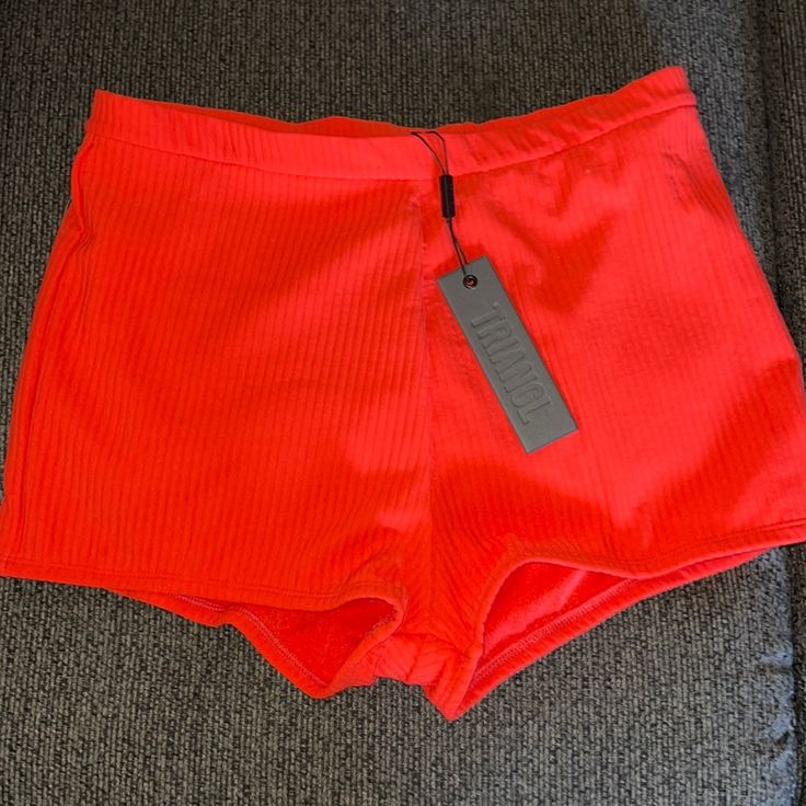 New Shorts With Tag, Sold Out Online Limited Qty Available Bag Sold Individually **No Trade ** No Offers ** All Sales Are Final. Fitted Red Bottoms For Beach Season, Red Swimwear With Built-in Shorts, Red Stretch Beachwear Bottoms, Red Stretch High Waist Shorts, Red High Waist Stretch Shorts, Red Stretch Bottoms For Beach Season, Red Short Summer Swimwear, Red Stretch Bottoms For Vacation, Fitted Red Shorts For Beach Season