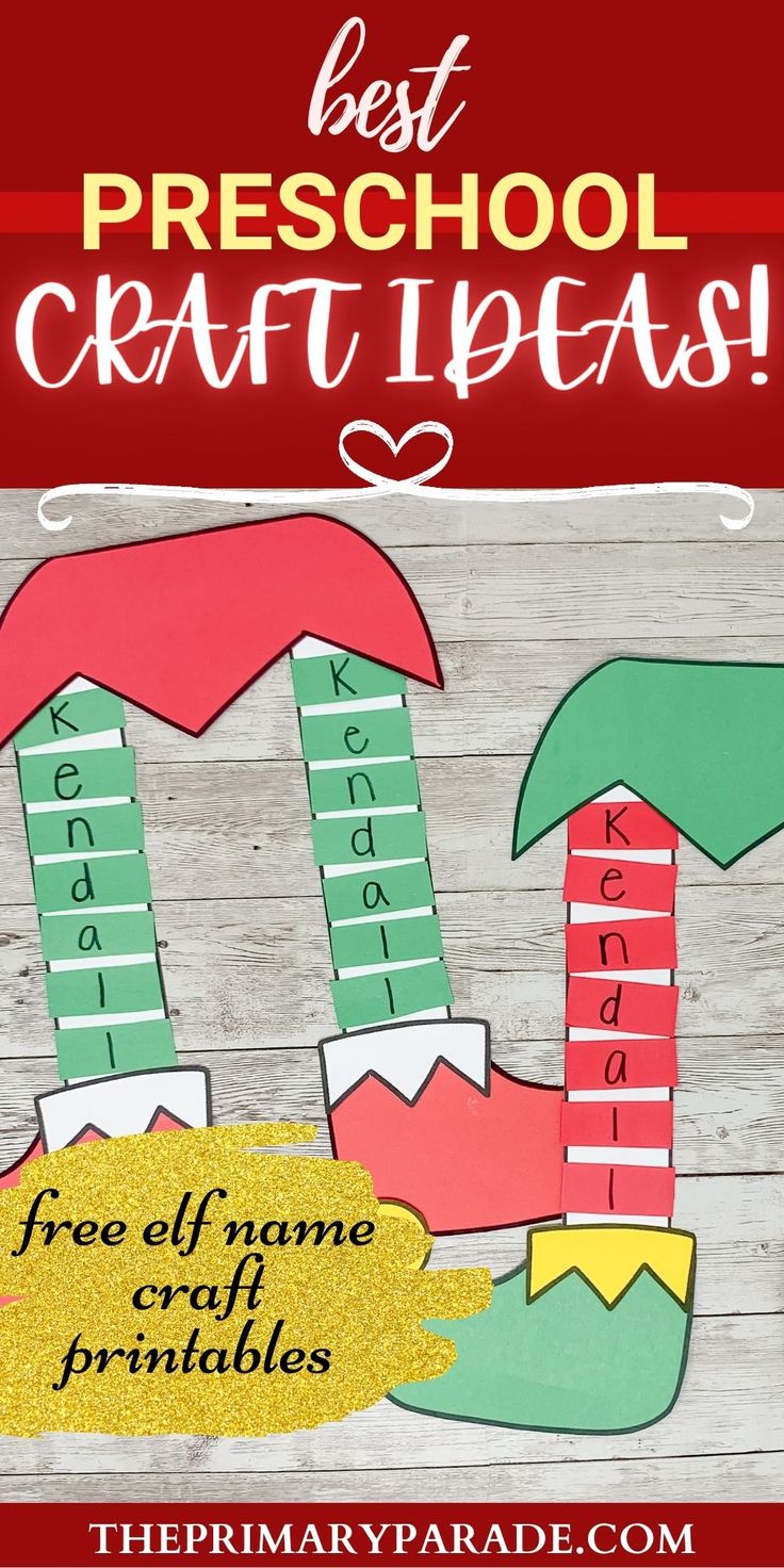 the best preschool craft ideas for christmas with free printables and instructions on how to make