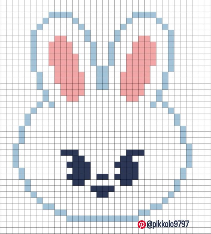 a cross stitch pattern with the face of a cat