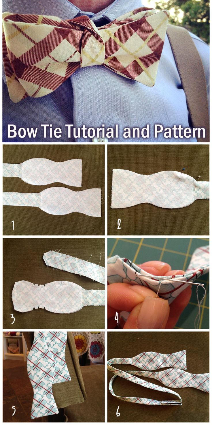 DIY Bow Tie Tutorial and Free Pattern Bow Tie Pattern Men's, How To Make A Bow Tie For Men, Bow Tie Pattern Free Printable, Diy Bow Tie For Men, Bow Tie Pattern Free, How To Make A Bowtie, How To Sew A Bow Tie, How To Sew A Tie, Bow Tie Sewing Pattern