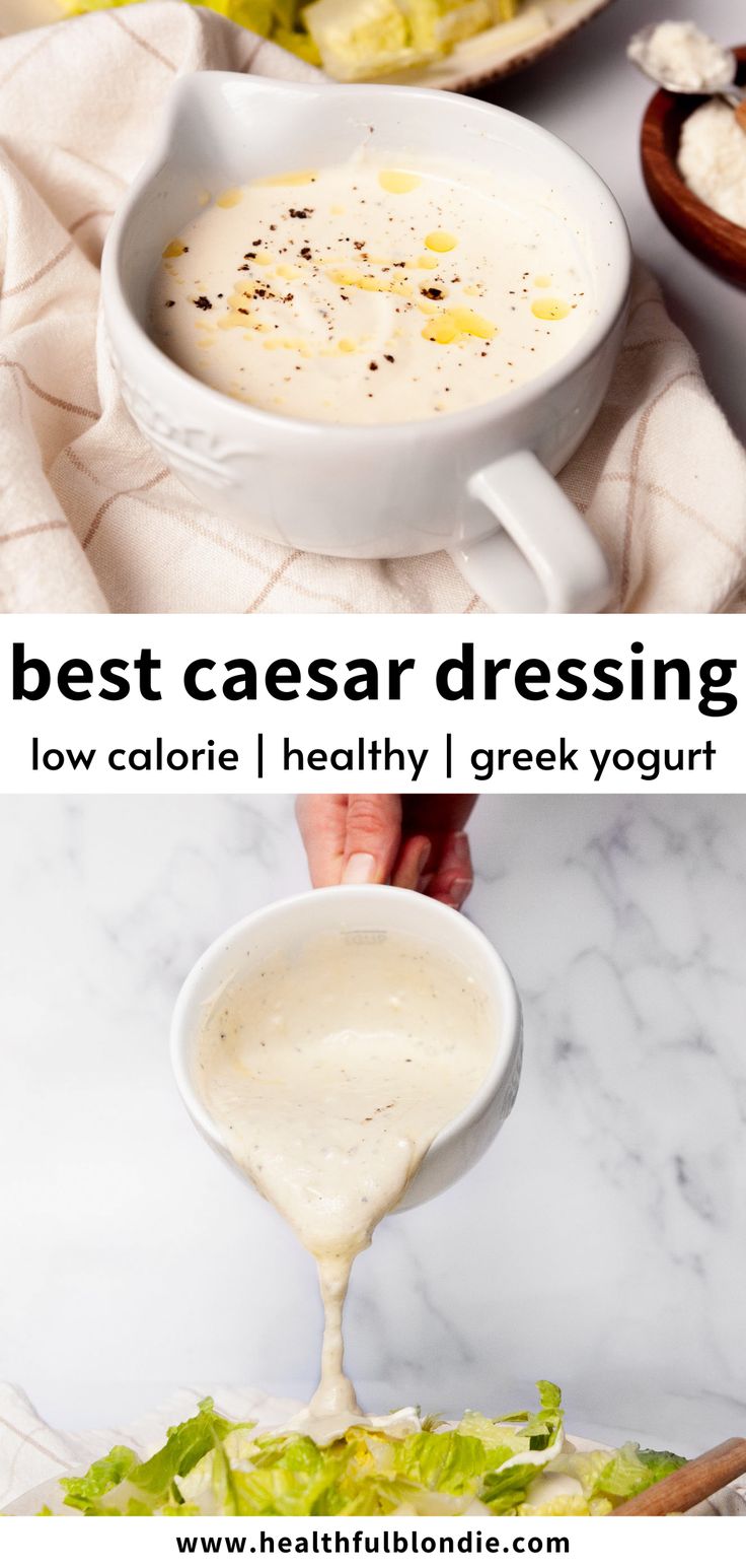 the best caesar dressing recipe for low calories and healthy i greek yogurt