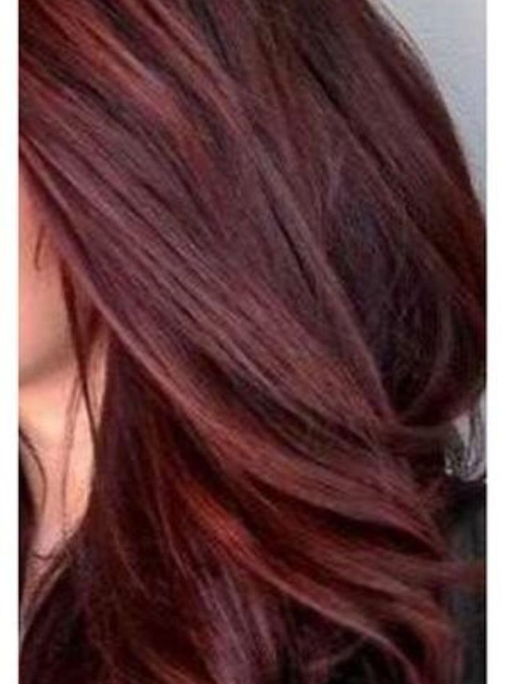 Cherry cola Joico Vero color formula: on a natural level 4/5 use 4RV and 5G 20 vol. Mahogany Brown Hair Color, Chocolate Cherry Hair Color, Cherry Brown Hair, Dark Auburn Hair Color, Mahogany Brown Hair, Cherry Hair Colors, Dark Auburn Hair, Hair Color Mahogany, Mahogany Hair