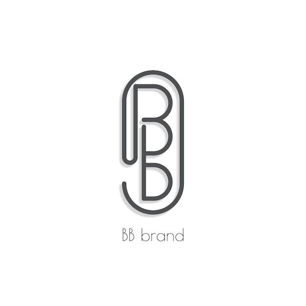 the letter b is made up of two lines