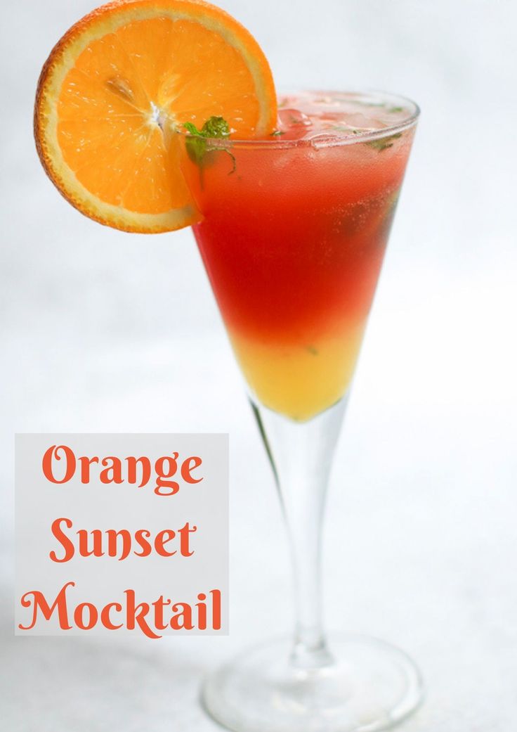 Sunset Mocktail Recipe, Mango Chiffon Cake Recipe, Strawberry Chiffon Cake Recipe, Orange Mocktail Recipes, Mint Leaves Recipe, Summer Mocktail Recipes, Mocktail Drink, Chiffon Cake Recipe, Lemon Juice Uses