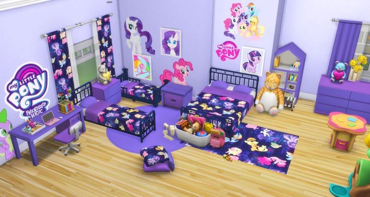 I Create Bedroom Sets for The Sims 4 — My Little Pony Bedroom Set For The Sims 4 It’s... Kids Furniture Sims 4 Cc, Mlp Sims 4, My Little Pony Sims 4 Cc, Sims 4 Cc My Little Pony, Mlp Sims 4 Cc, Sims 4 My Little Pony Cc, Sims 4 Kids Bedroom, Sims 4 Toys Cc, Sims 4 Kids Room Cc