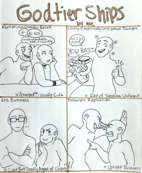 a comic strip with some people talking to each other and one is eating something out of his mouth