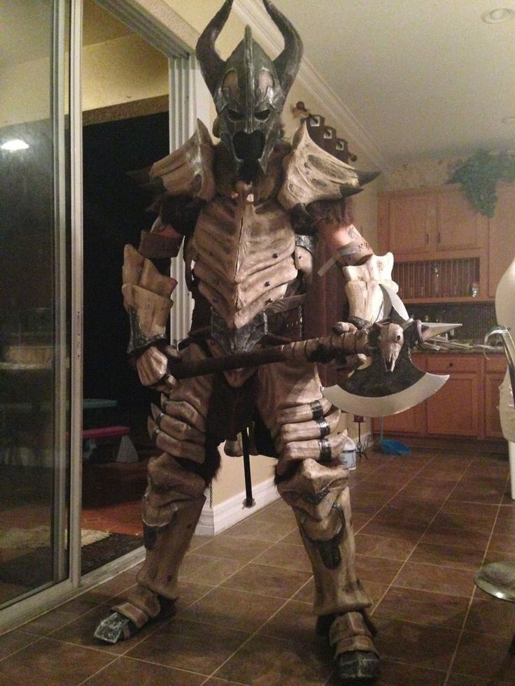 Skyrim Dragonbone Armor, Bone Armor, Skyrim Cosplay, Skyrim Dragon, Armadura Cosplay, Skyrim Art, Dragon Bones, Video Game Cosplay, Cosplay Armor