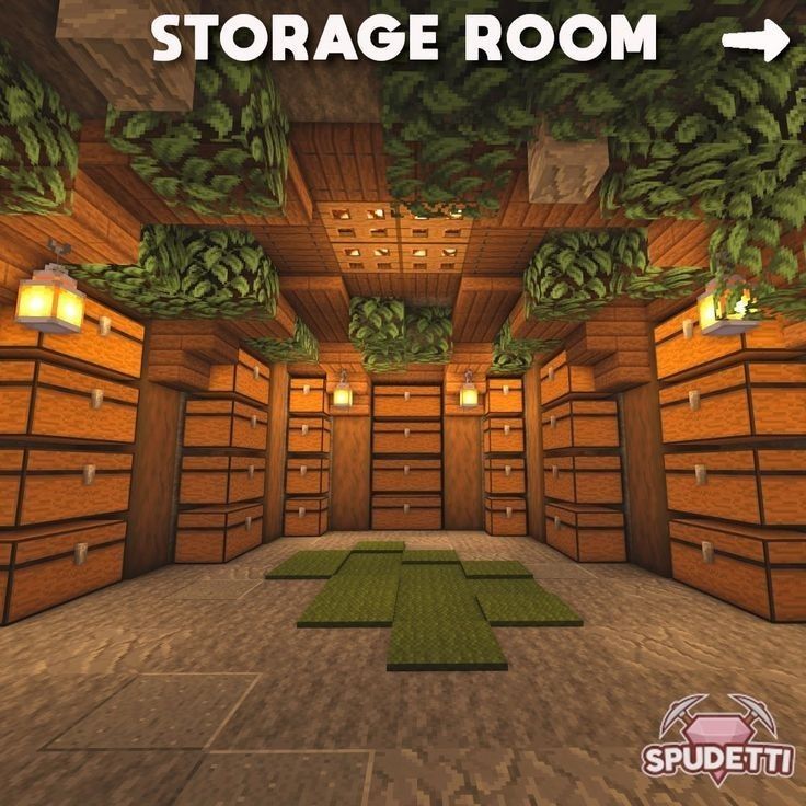 Minecraft Minecraft Chest Room Ideas, Minecraft Chest Room, Minecraft Storage Room, Minecraft Chest, Villa Minecraft, Minecraft Storage, Case Minecraft, Houses Minecraft, Minecraft Houses Survival