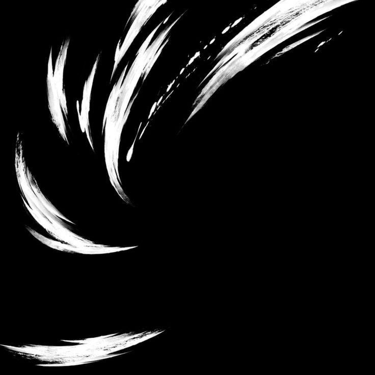 an abstract black and white background with curved lines