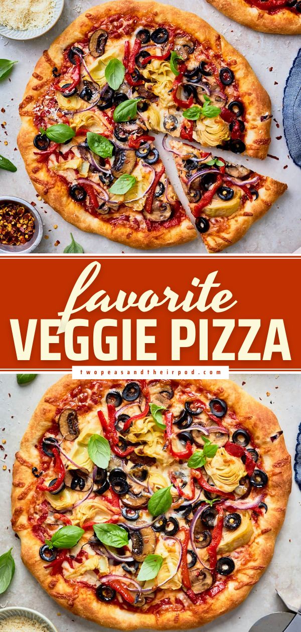 Favorite Veggie Pizza Easy Veggie Pizza, Vegetarian Pizza Toppings, Veg Pizza Recipe, Healthy Pizza Toppings, Healthy Homemade Pizza, Pizza Toppings Combinations, Vegetable Pizza Recipes, Recipe For Pizza, Vegetarian Pizza Recipe