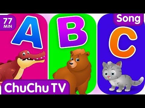 an abc song with animals and letters for children