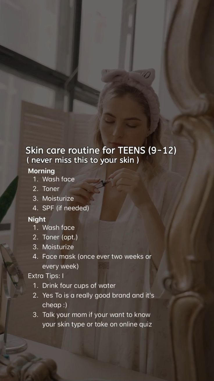 Skin care routine for teens for girls ✨ Teenager Skincare Routine, Korean Skincare For Teenagers, Teenager Skin Care Routine, Teenage Skin Care Routine, Tropic Ambassador, Skincare Routine For Teens, Skin Care Routine For Teens, Best Instagram Feeds, Face Skin Care Routine