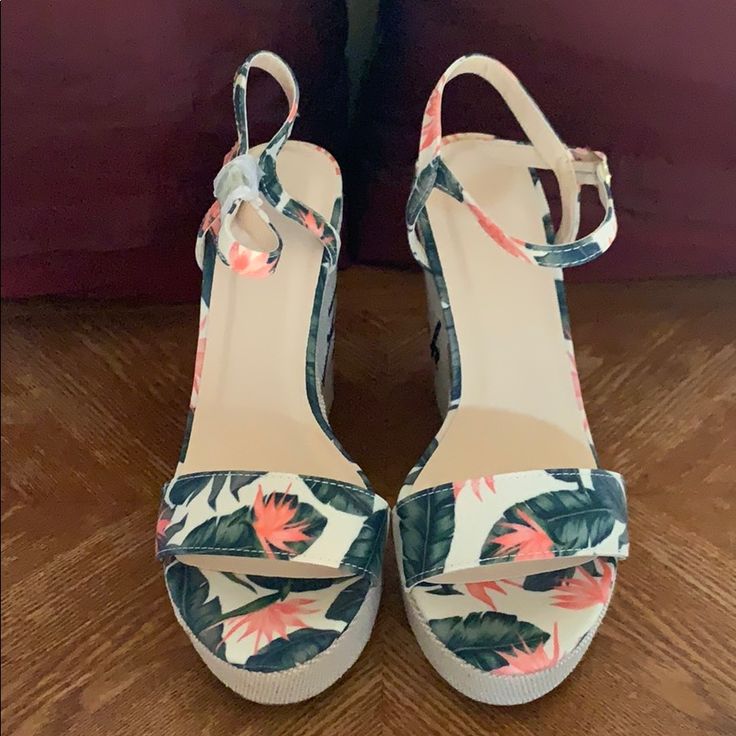 Charlotte Russe “Beach Please” Heeled Sandals, New, Never Worn, Size 6 Charlotte Russe, Women's Shoes Sandals, Shoes Sandals, Sandals Heels, Sandals, Women Shoes, Women Shopping, Black, Color