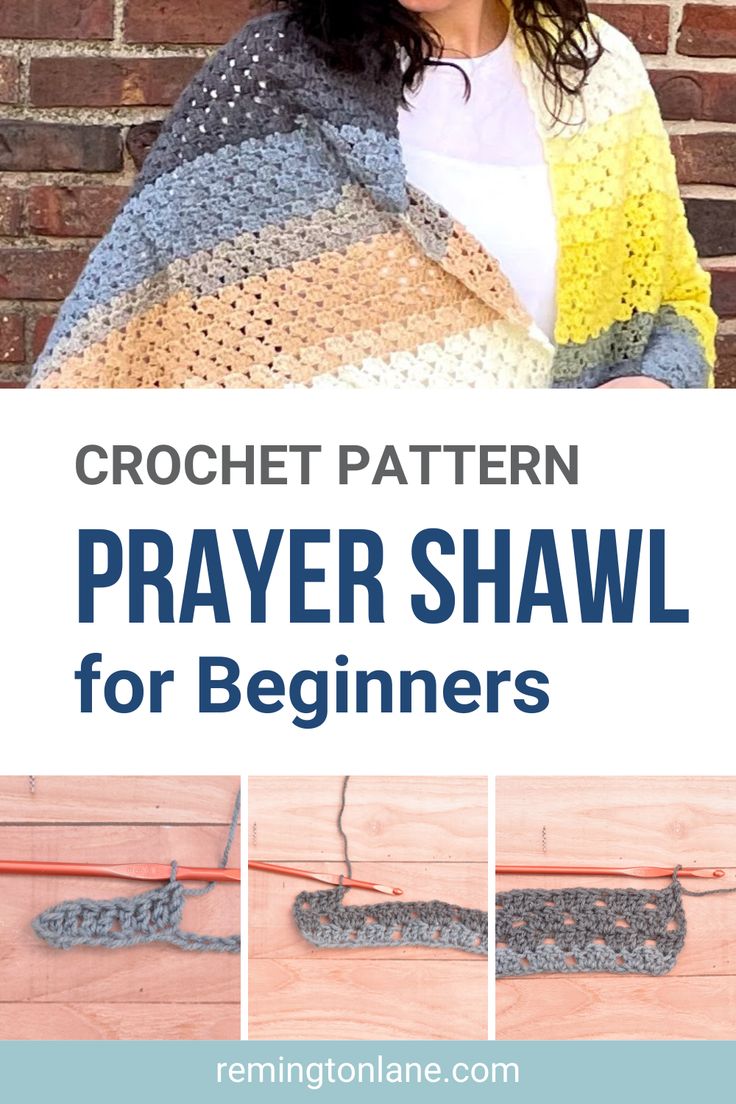 the crochet pattern for a prayer shawl