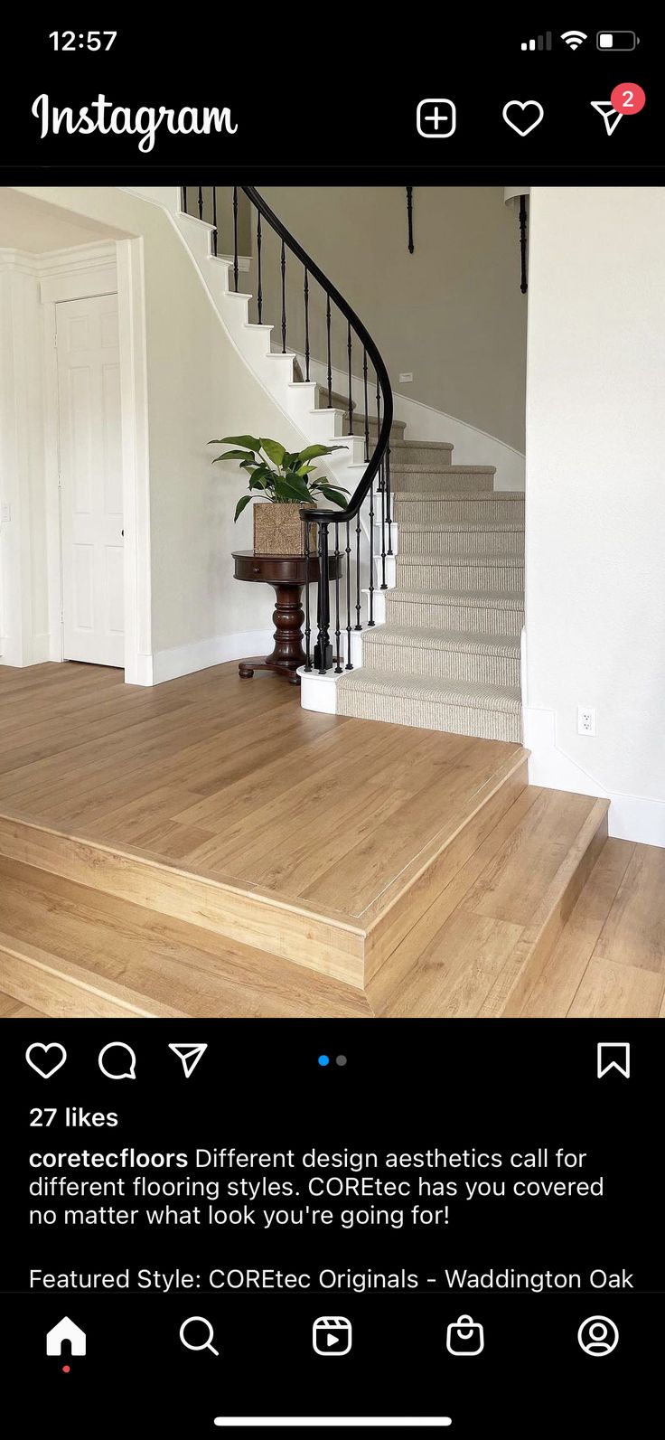 an image of stairs in a house with the caption instagrams below it