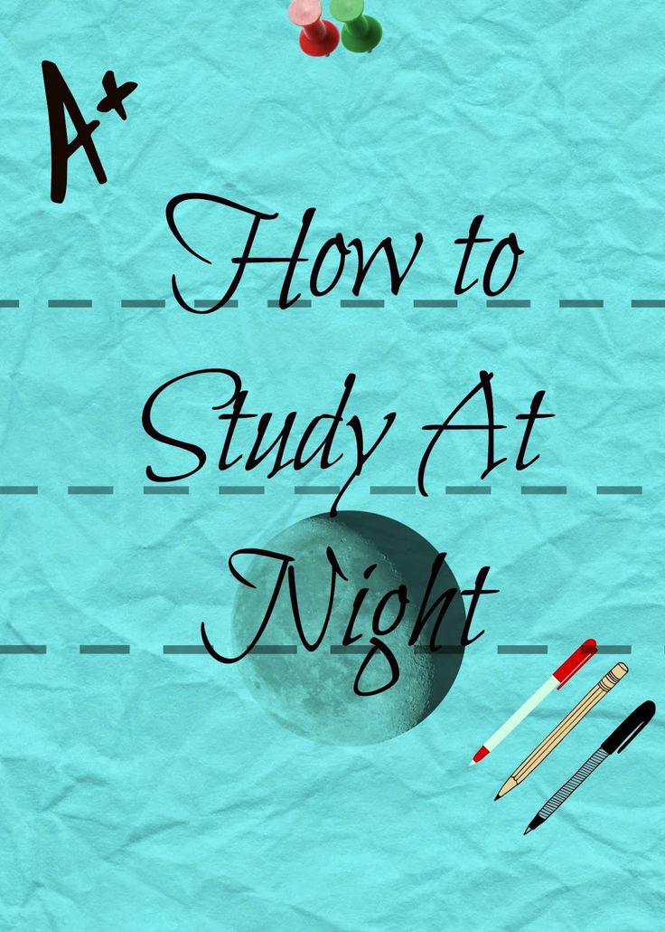 the title for how to study at night