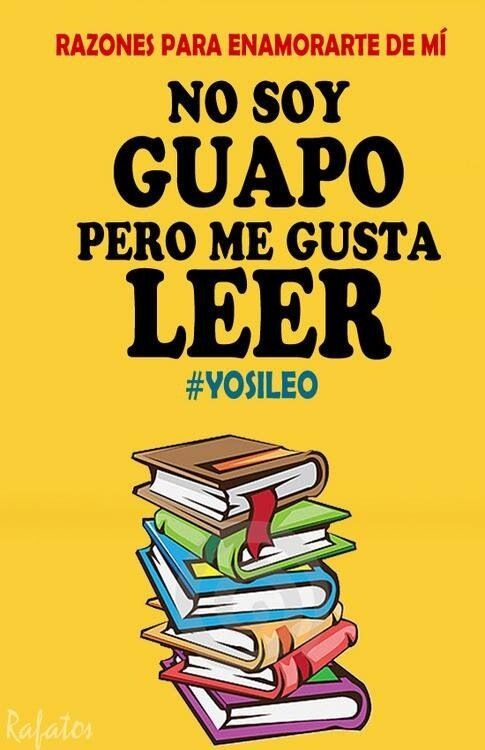 a stack of books with the words no soy guapo per me gusta leer