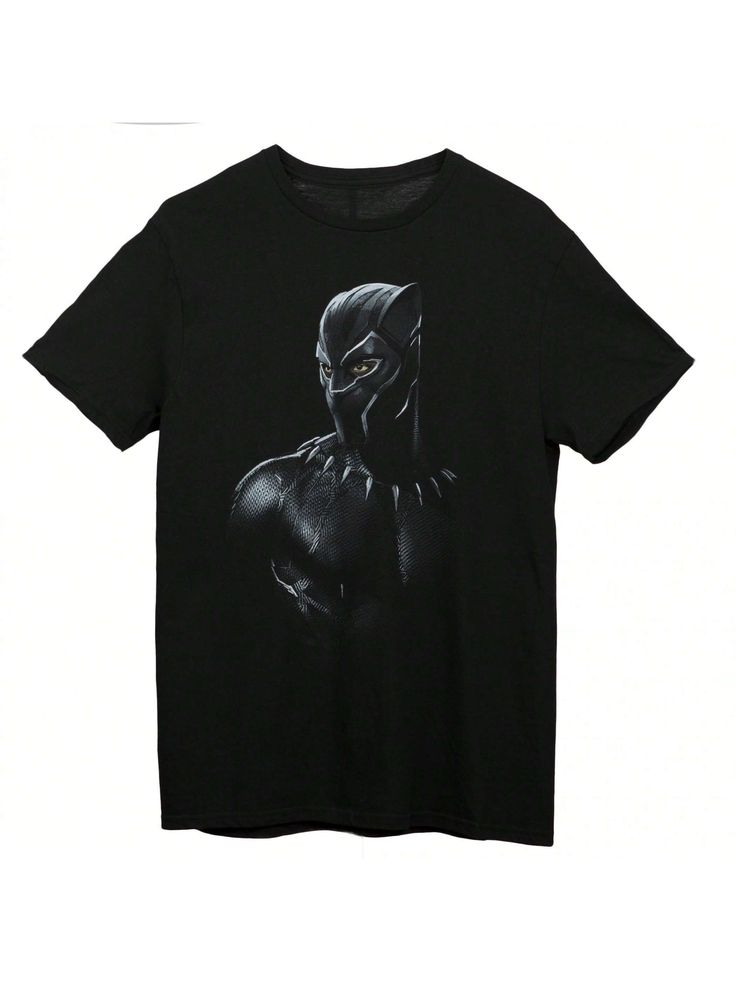 Now you can stylishly channel the spirit of the Black Panther when you take on the work week in this officially licensed Black Panther Character Art T-Shirt. This black Marvel t-shirt is made from cotton and features a sleek Black Panther artistic character design on the front.Black Panther Character Art T-Shirt Black Street  Short Sleeve  Animal,Figure    Men Clothing, size features are:Bust: ,Length: ,Sleeve Length: Panther Character, Artistic Character, Black Panther Character, The Black Panther, Marvel Tshirt, Work Week, Art T Shirt, Animal Figures, Men Clothing