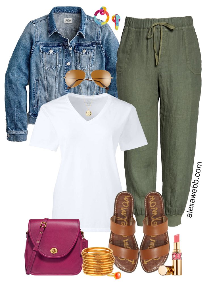 Cool Weather Beach Outfits Casual, Spring Casual Outfits Women Over 40 Mom Style, Stylowa Moda Plus Size, Spring Fashion 2023 Casual, Spring Plus Size Outfits 2023, Spring Summer Outfits 2023, Linen Joggers Outfit, Plus Size Spring Fashion 2023, Spirit Outfits