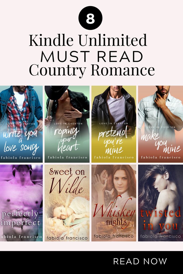 the cover for kindle united must read country romance series, with six different covers