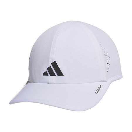 the adidas cap is white and black