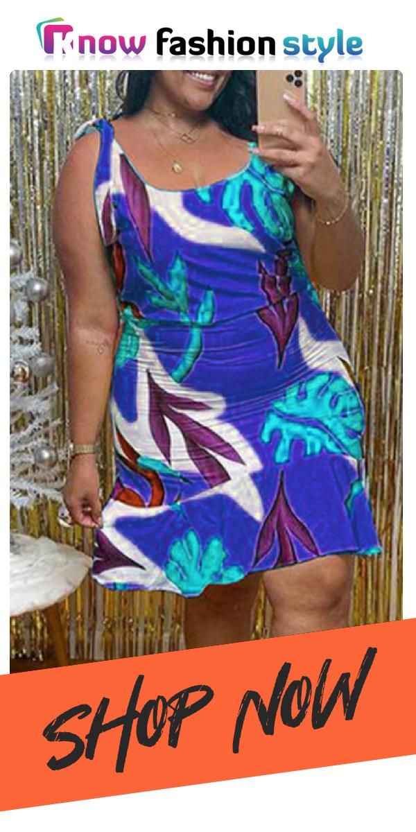 Dark Blue Sexy Casual Plus Size Print Basic U Neck Vest Dress Blue Non-stretch Dress For Night Out, Vacation Knee-length Bodycon Dress, Vacation Bodycon Knee-length Dress, Casual Summer Bodycon Dress For Club, Casual Bodycon Dress For Club, Non-stretch Blue Dress For Night Out, Blue Non-stretch Knee-length Bodycon Dress, Non-stretch Blue Knee-length Bodycon Dress, Blue Knee-length Non-stretch Bodycon Dress