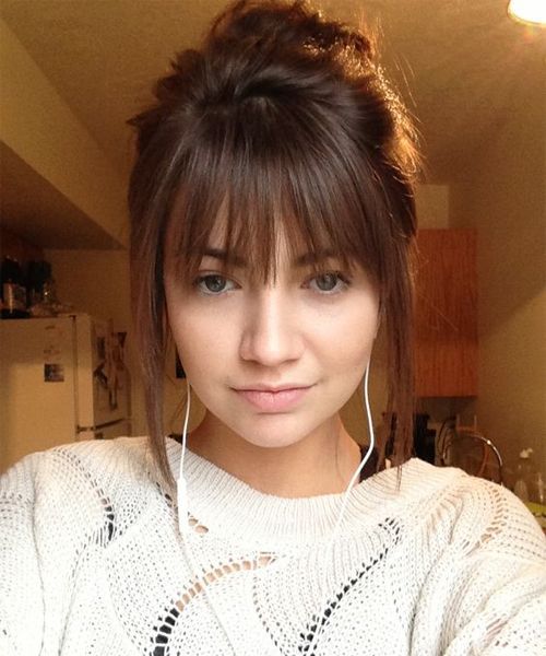 Full Fringe Hairstyles, Fringe Hairstyles, Short Hairstyle, Haircuts With Bangs, Medium Hair Cuts, Grunge Hair, Hair Dos, Trendy Hairstyles, Hairstyles With Bangs