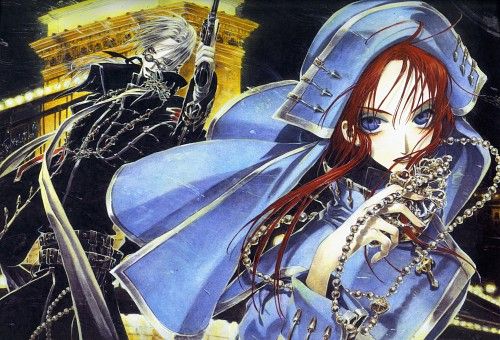 Shibamoto Thores, Gonzo, Trinity Blood, Fabrica Theologiae, Esther Blanchett Esther Blanchett, Blood Icon, Blood Wallpaper, Trinity Blood, Horror Video Games, Manga Covers, Ethereal Art, Manga Illustration, Pretty Art