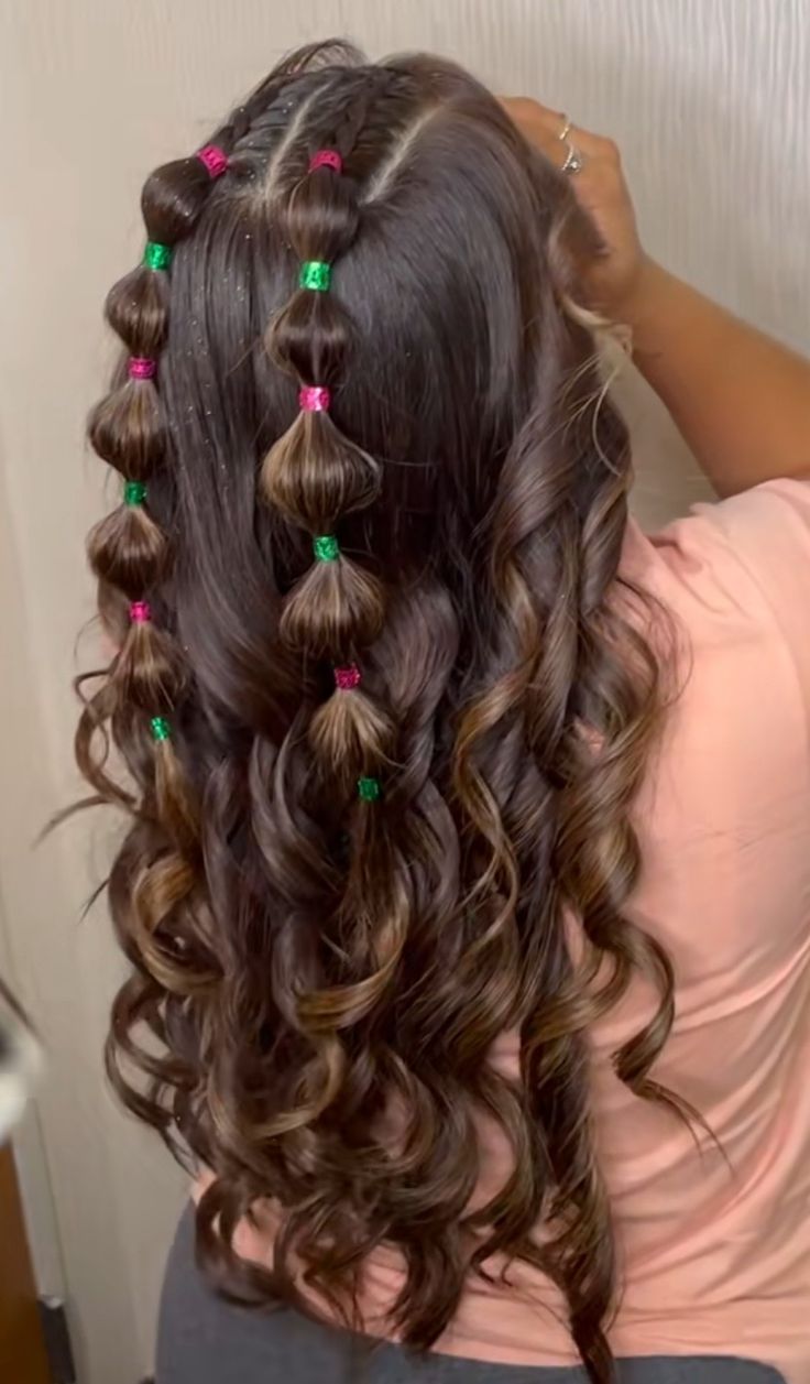 Preppy Hairstyles, Hairstyle Examples, Greasy Hair, Hair Done, Hairdos For Curly Hair, Hair Stylies, Hairdo For Long Hair, Hair Stylist Life, Easy Hairstyles For Long Hair